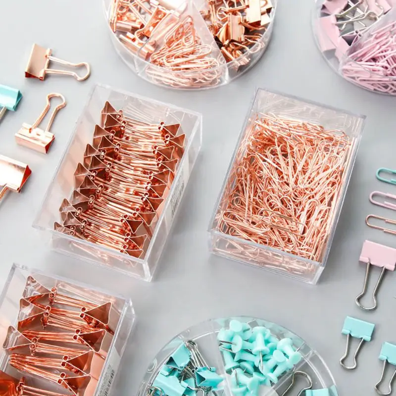 72 шт. металлический зажим для бумаги многоцелевой Thumbtacks офисный документ длинный хвост зажимы школьные принадлежности 3 цвета C26