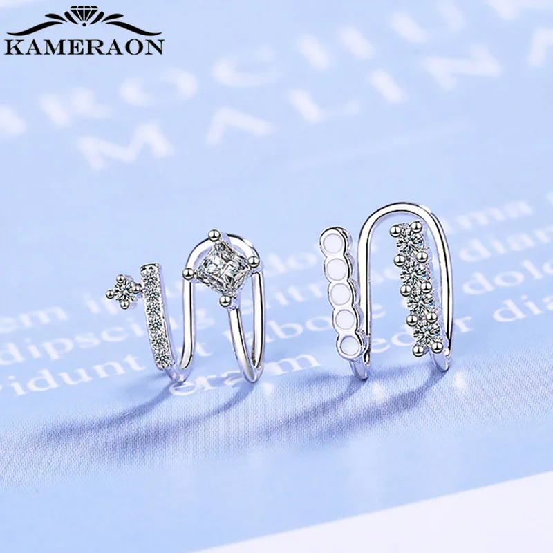 Серьги клипсы для пирсинга женские серьги офисные темпераментные ушей модные