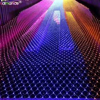 

10M * 8M 2600 LED Net Lights Indoor Outdoor Landscape Lighting Christmas Wedding New Year Garland Waterproof LED String Lights
