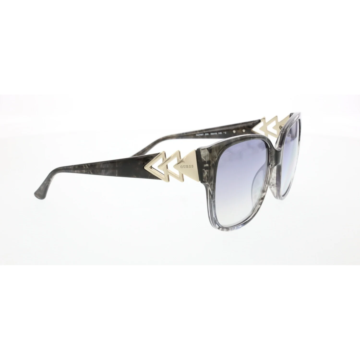 

Women's sunglasses gu 7597 20x56 bone smoked organic square square 56-18-145 guess