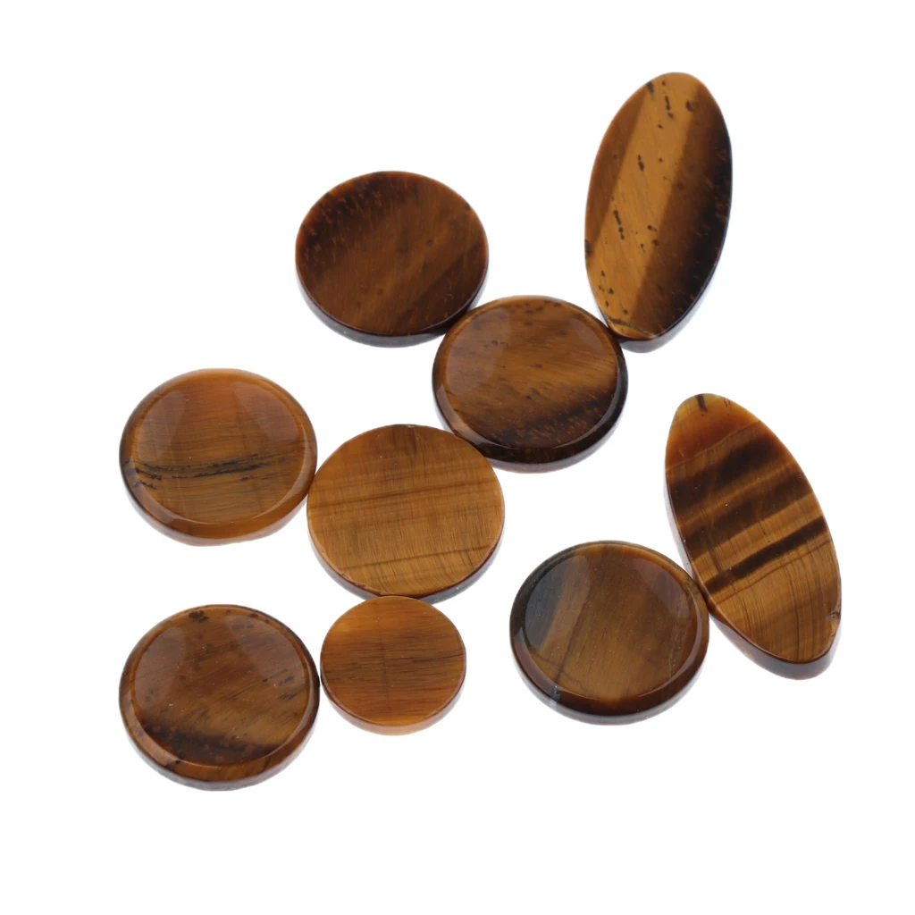 

9 Pcs of Set Saxophone Repairing Part Finger Buttons for Musical Instrument