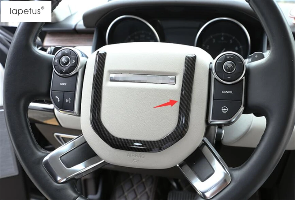 Lapetus аксессуары для Land Rover Range Rover Velar- ABS форма рулевого колеса Декоративная полоса формовочная Накладка