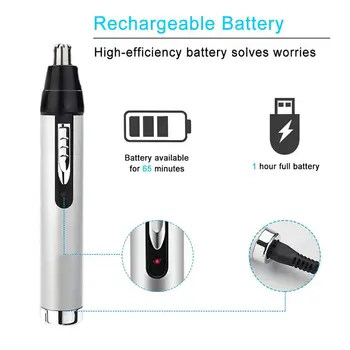 

Multi-function Electric Nose Hair Trimmer Rechargeable Razor Facial Repair Capacity Four-in-one Suit