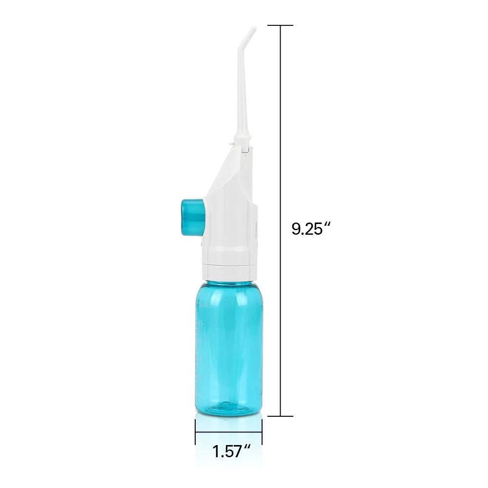 Oral Irrigator Manual Pressing Water Flosser Portable Dental Water Jet 90ML Tank Waterproof Teeth Cleaner dental cleaner oral irrigator water flosser