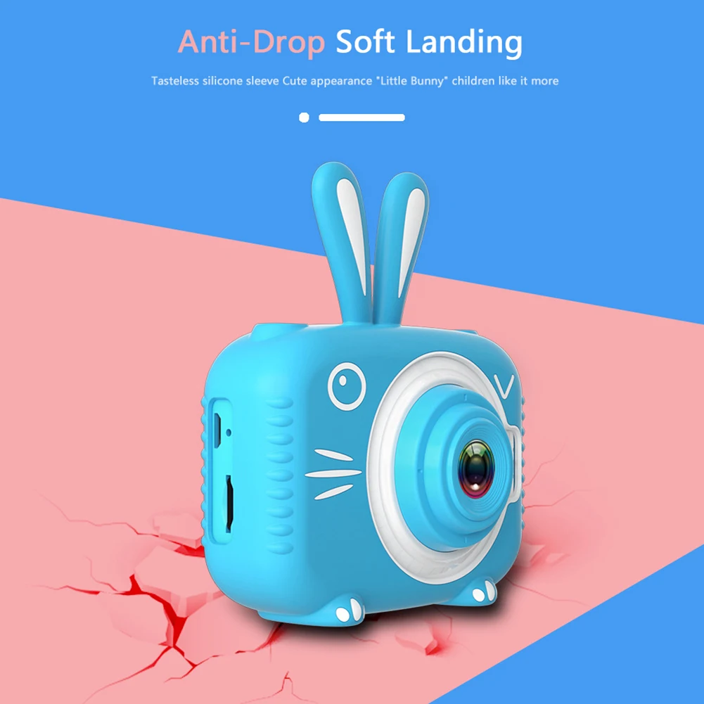 

Kids Autofocus Photo Camera with Cartoon Protective Cover Portable Digital Camera for Boys Interesting Electronic Toys