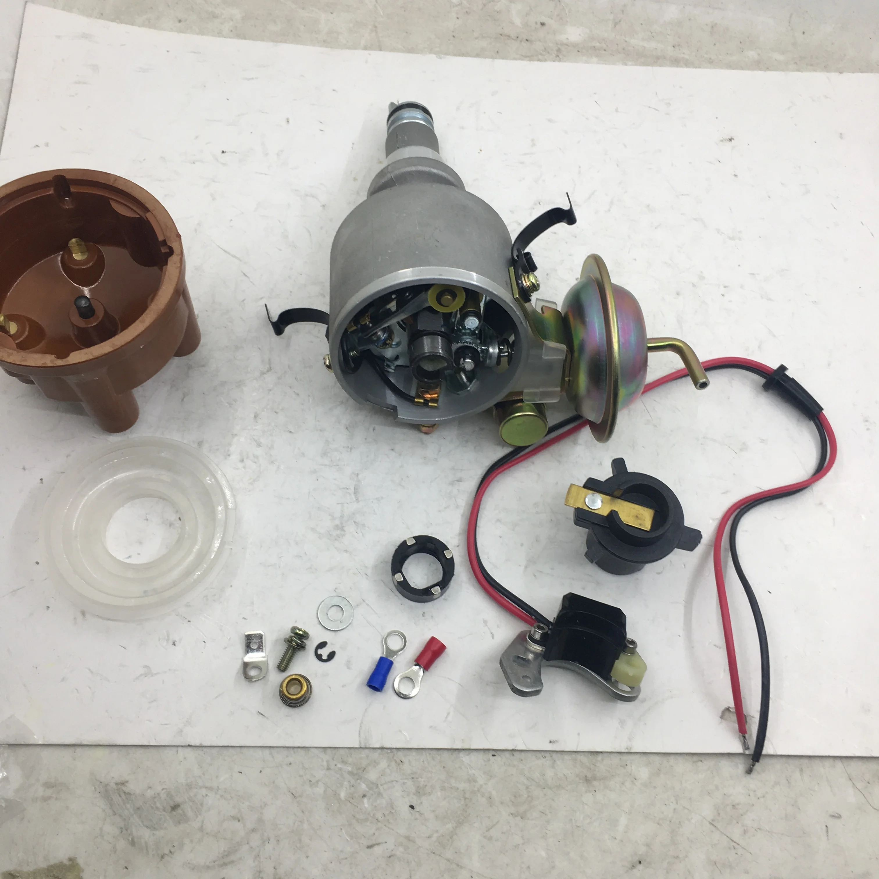 SherryBerg Distributor for RENAULT R4 R8 R10 R12 R15 Ignition 0.7-1.3L 1961-1992 Complete Point Distributor + Eelectronic Kit