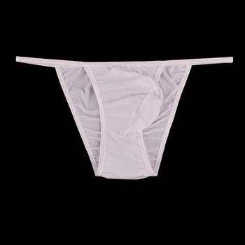 

2019 Men Sexy Low-rise panties Solid Color Breathable Briefs male Underwear Fashion male Underpants g-string