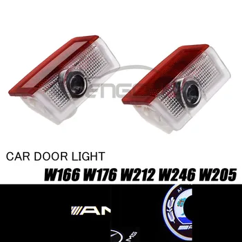 

Set For MercedesBenz W246 W212 W253 W292 W176 W205 W242 W156 E B C ML Class Welcome Car Door Light LED Laser Logo Projector