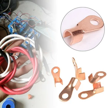 

70pcs/Set Shrinkable Copper Terminal Tube Ring Lug Terminal Battery Cable Crimp Connector Wholesale