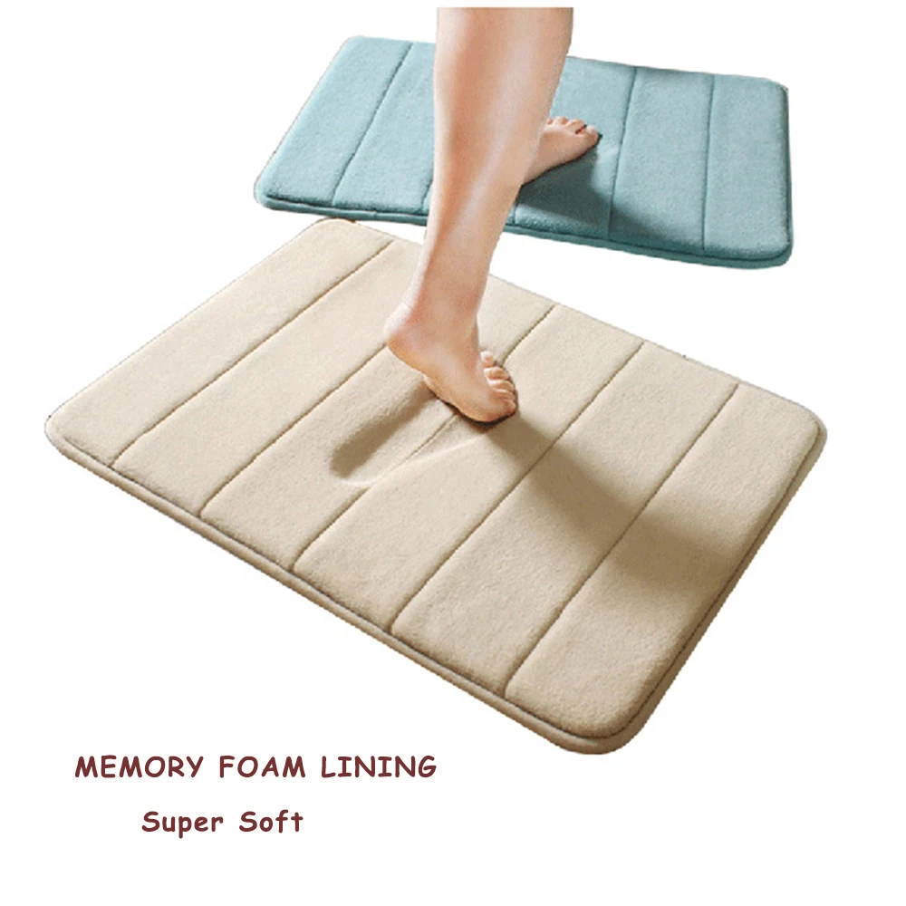 Bathroom Carpet Bath Mat Water Absorption Rug Memory Foam Bathroom Mat Set For Toilet Mat Toilet Carpet Bath Rug Bath Carpet