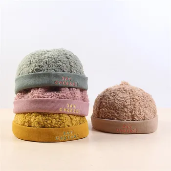 

Woman Hat 2019 New Winter Thick Warm Retro Wool Landlord Cap Korean Fashion Desinger Wild Skullcap Dome Brimless Beret