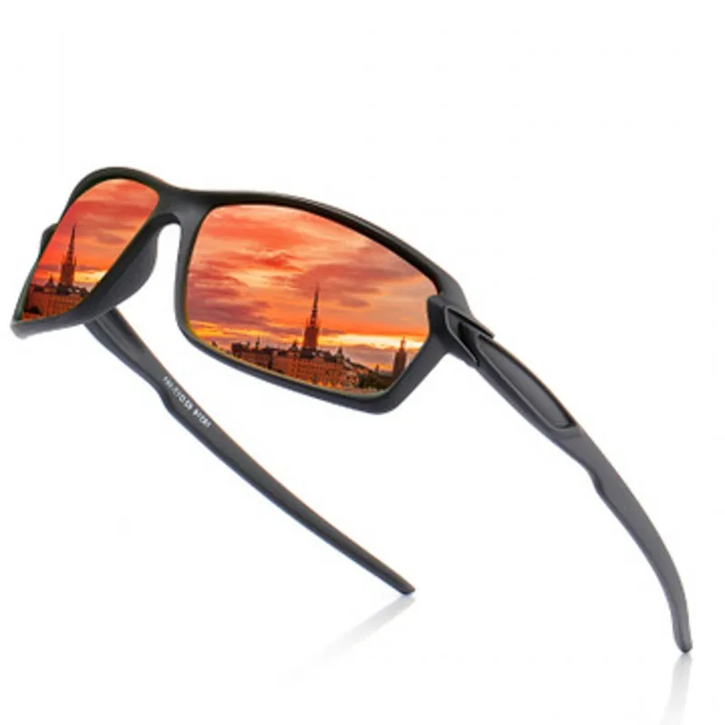 JASPEER мужские поляризованные солнцезащитные очки на открытом воздухе Квадратные Солнцезащитные очки для женщин Путешествия вождения ПК рамка UV400 очки