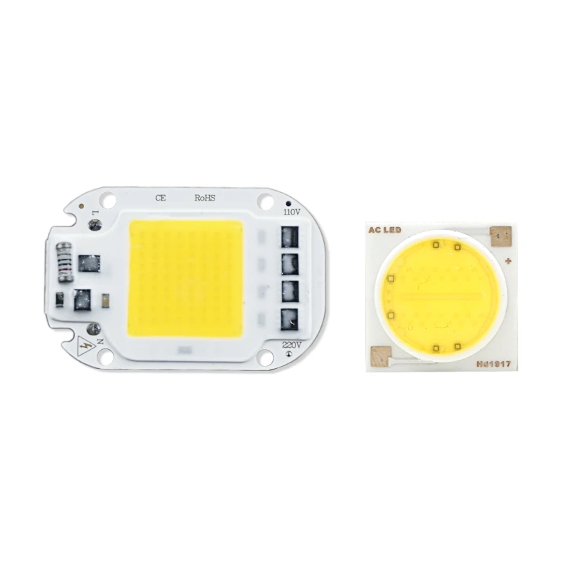 Светодиодный чип COB 20 Вт 30 50 3 5 7 9 12 15 18 110 В 220 умный IC Light с высоким световым потоком