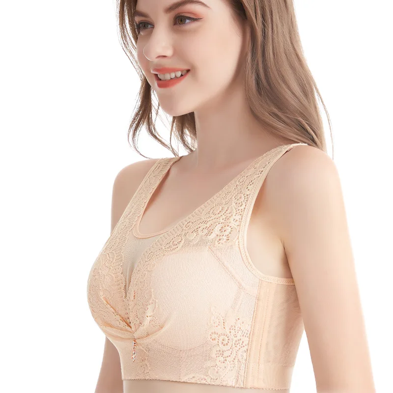 Lace Long Line Bras for Women Wire Free Padded Lingerie Sexy Plus Size  Underwear Corset Brassiere - AliExpress