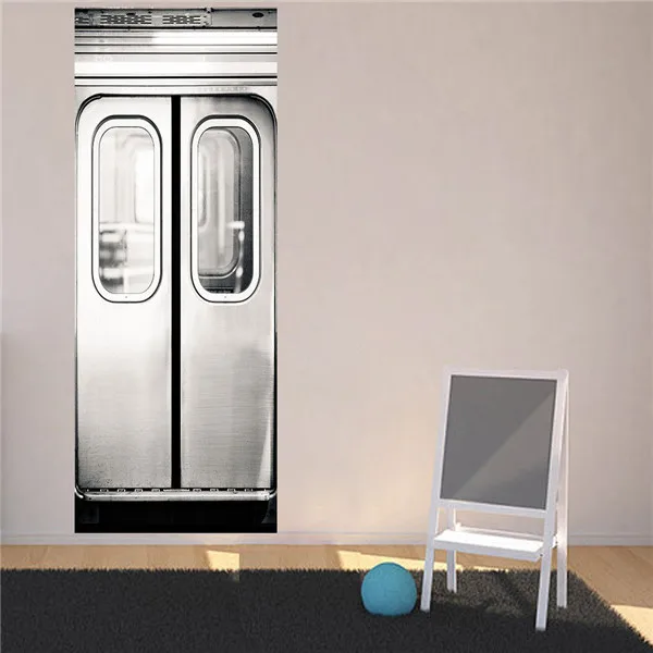Наклейка s Subway ПВХ дверь стикер deur водонепроницаемый домашний декор Обои DIY