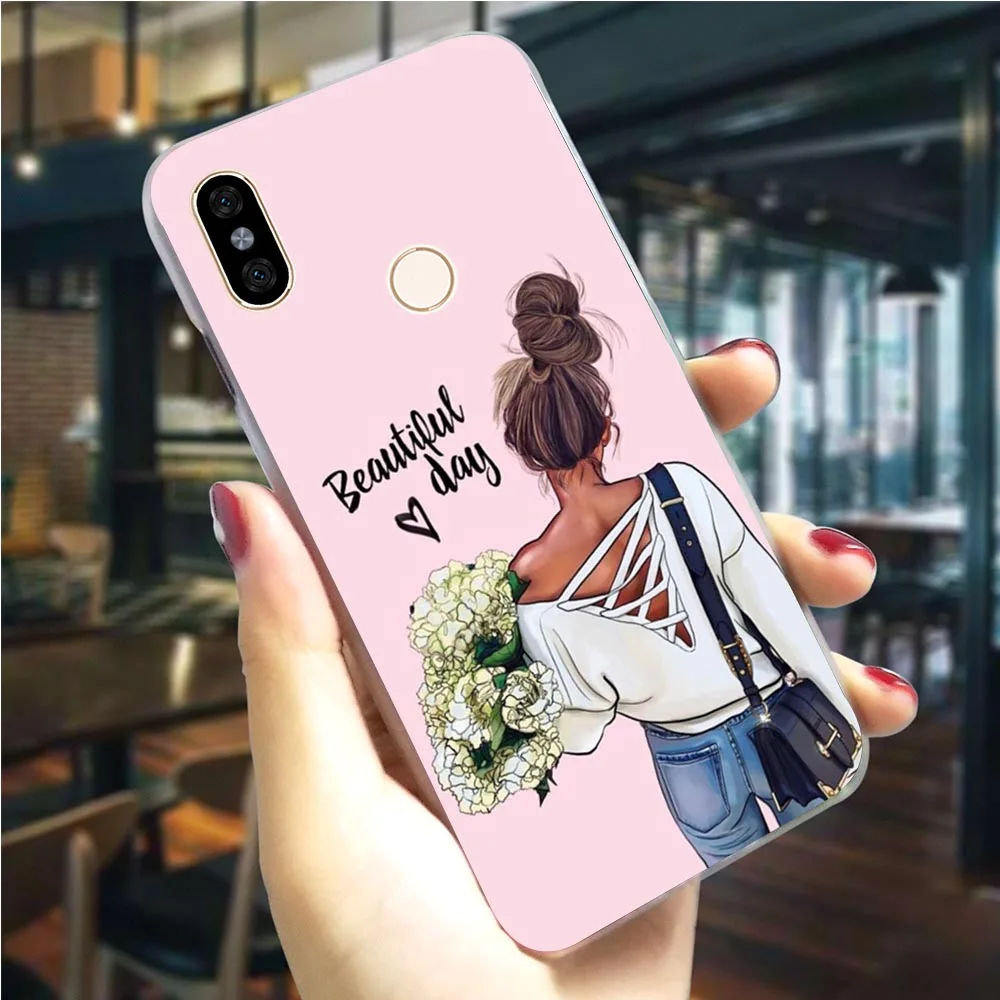 Чехол для телефона Xiaomi Mix 2S Girls Enjoy Life Cover Mi A1 A2 Lite 5X 6X 6 8 9 9se 9T Pro CC9E CC9 A3 Pocophone F1|Бамперы|
