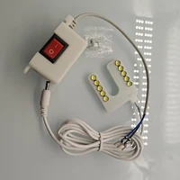 220V 6 LED Tipo U Lamp Sewing Machine Light With Magnetic Mounting Base Switch 1