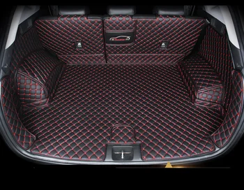 

leather car trunk mat for hyundai tucson 2016 2017 2018 2019 2020 suv cargo liner accessories interior boot