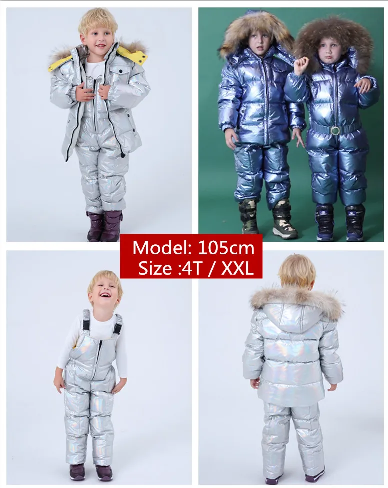 incredible  -30℃ orangemom Russia winter jacket for girls boys coats & outerwear  warm duck down kids boy cloth