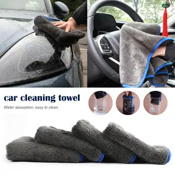 

Microfiber Thickened Car Towel Strong Water Absorbent Wipes Without Lint No Traces Car Wash Cloth For Car Cleaning Polishing