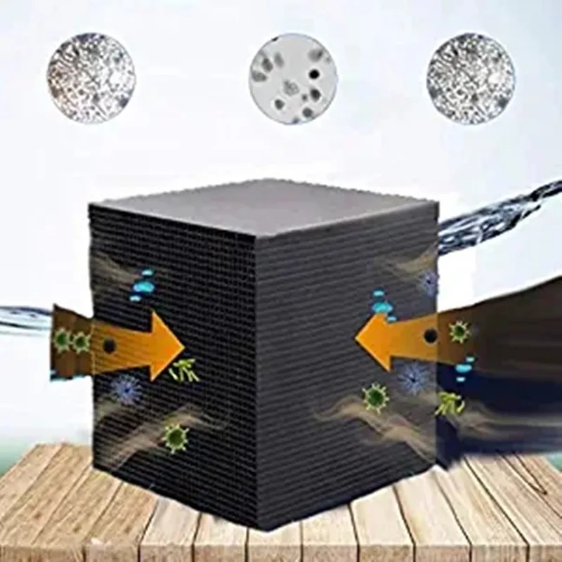 

Activated Carbon Water Filter Eco-Aquarium Water Purifier Cube Honeycomb Ultra Strong Filtration & Absorption Filter
