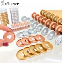 Classeur à anneaux en plastique pour reliure de disques, extension de disque, finition mate, en forme de cœur, pour bricolage, planificateur, 11 pièces/30 pièces, A20 S7