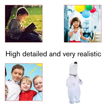 

Halloween Cute Inflatable Polar Bear Doll Costume Adult Walking Props Show Doll Costume Stage Costume