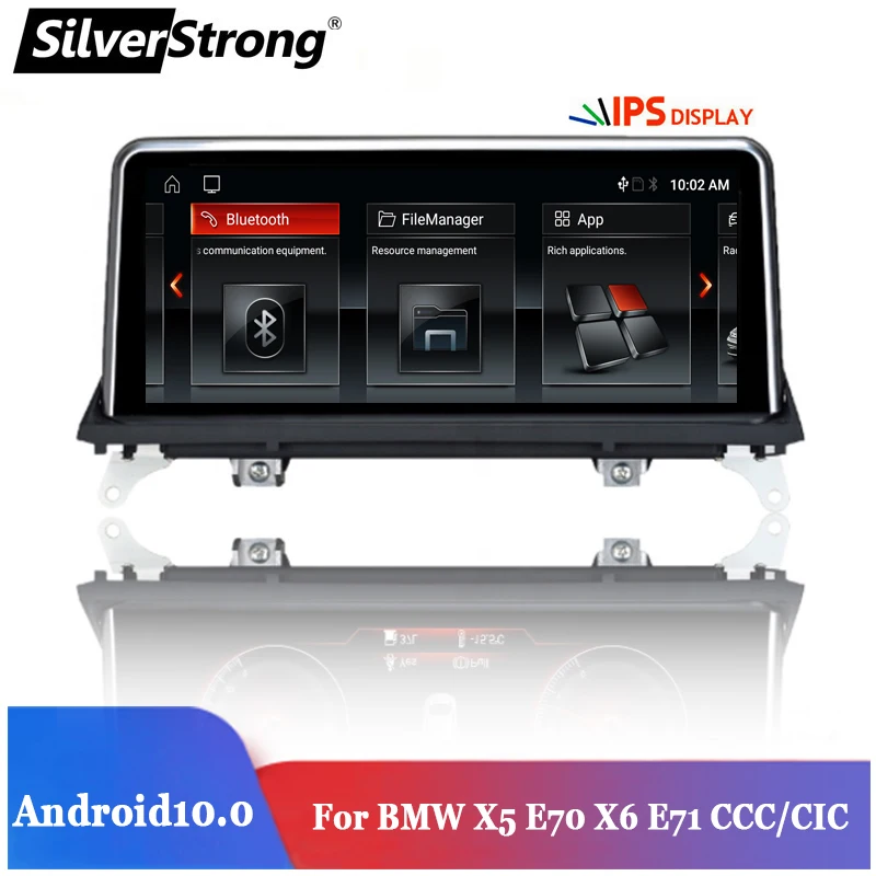 10 25 ''IPS Car Navi Android para BMW X5 E70 X6 E71 2007 2013 CCC/CIC мультимедиа авто Оригинальное