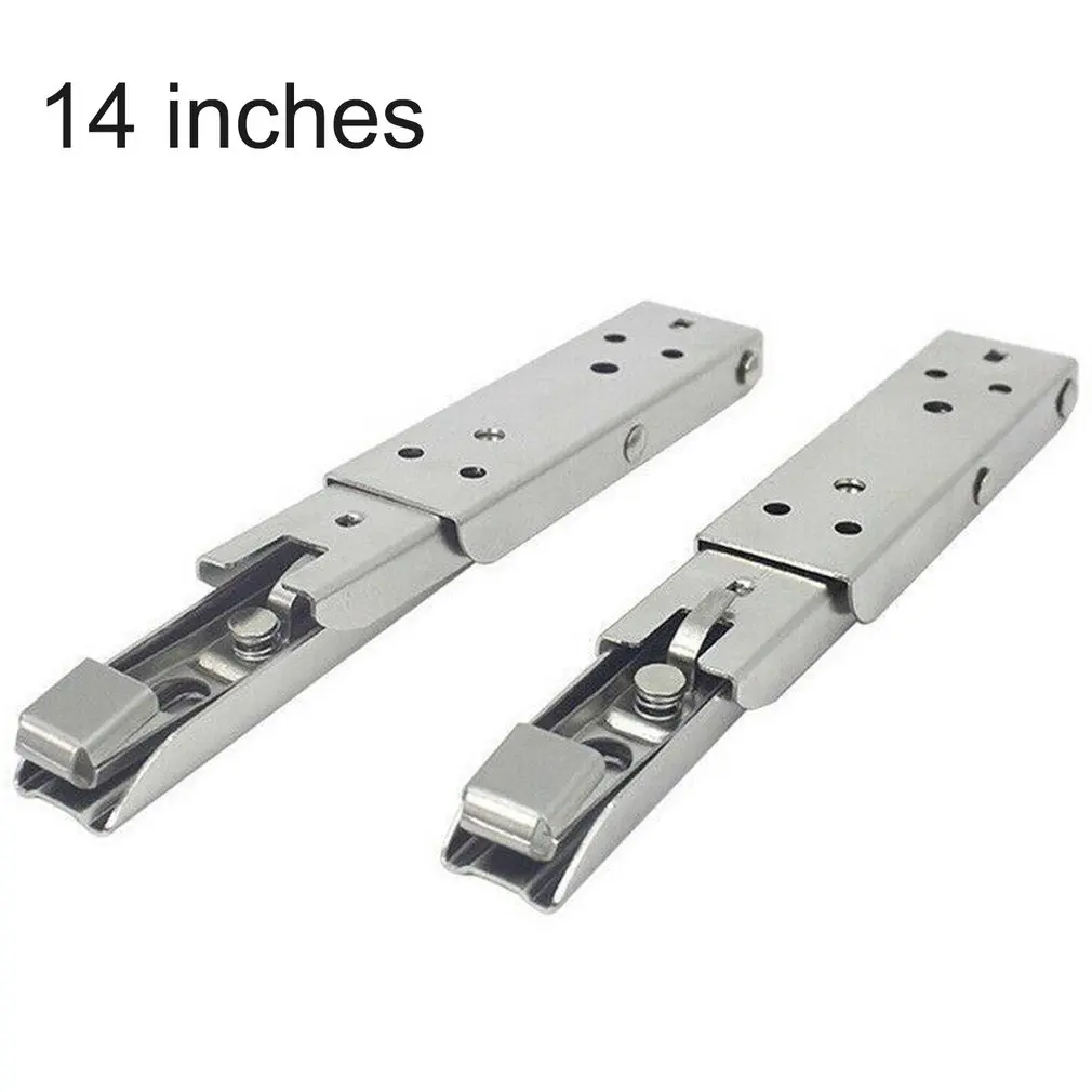 2 Pack Folding Shelf Brackets Max. Load 440lb Stainless Steel DIY Wall Mounted Bracket Space Saving For Table Work Bench | Инструменты