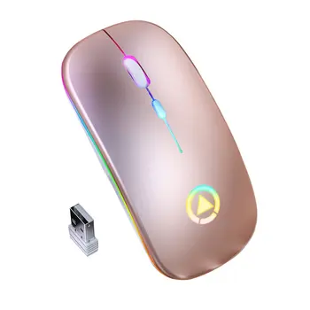 

Wireless Mouse Rechargeable Mouse Silent Mute 25 MM Body Computer Accessories Office Mini Smart Sleep