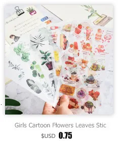 100 листов простой цветной пейзаж Васи стикер креативный Ретро пуля журнал стикер DIY скрапбук школьные принадлежности