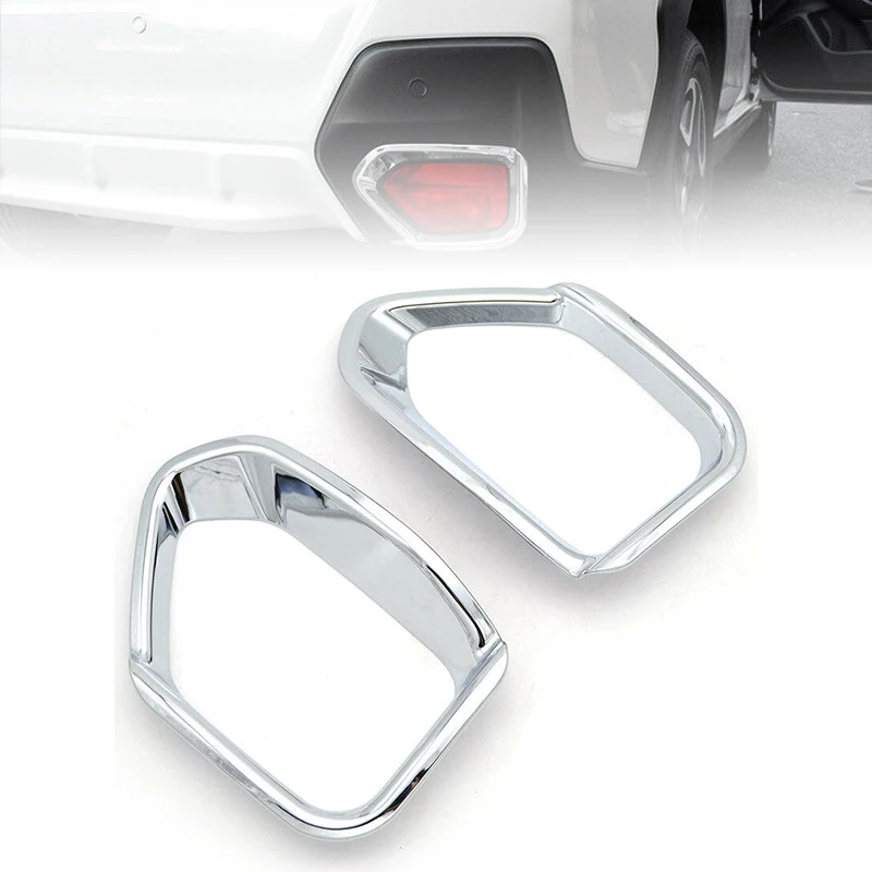 

For Subaru XV 2018 Chrome Rear Fog Light Lamp Bumper Cover Trim Bezel Garnish