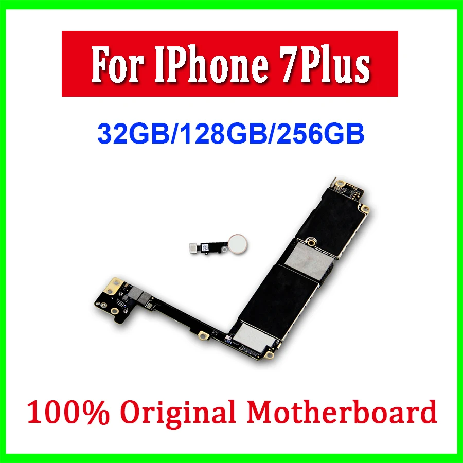 32 Гб 128 ГБ 256 ГБ для iPhone 7 Plus материнская плата с Touch ID Заводская Разблокировка для iPhone 7 материнская плата полная рабочая материнская плата