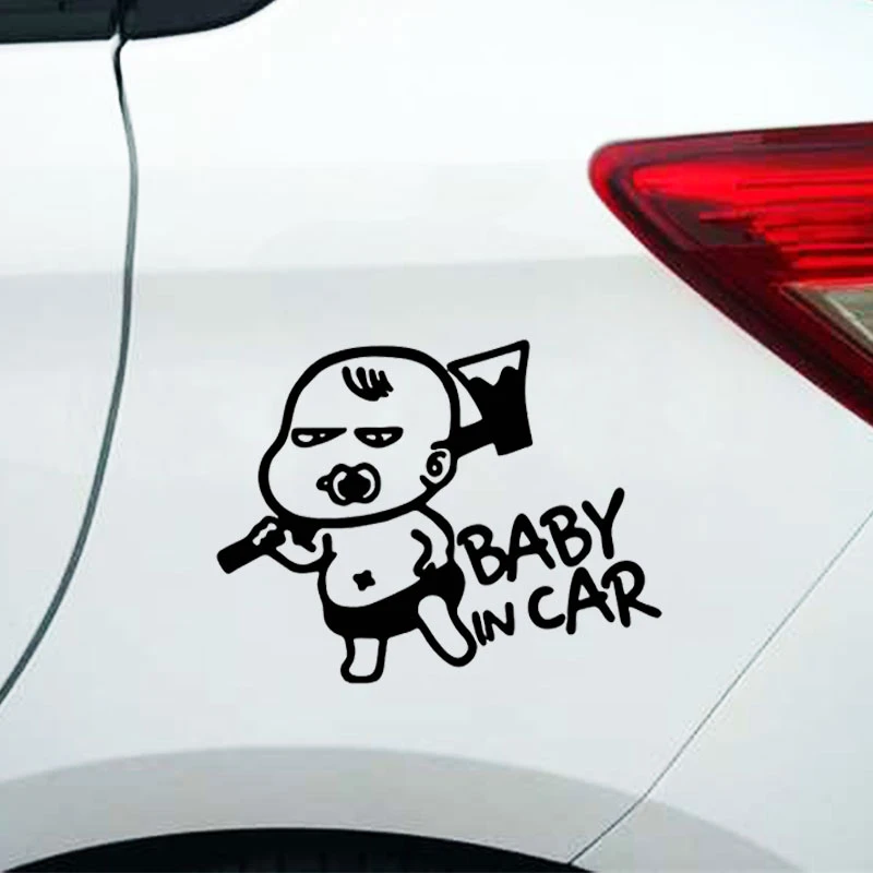 Langskomen Misschien Magistraat Baby On Car Stylish Sticker Funny Cool Decor Personalized Window Decals Auto  Detailing Wrap Decoration Creative Home Wall Wrap - Car Stickers -  AliExpress