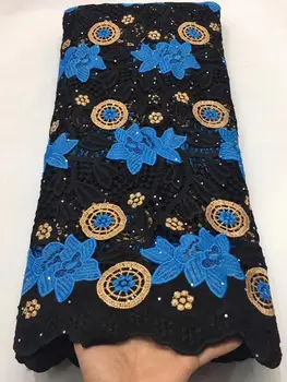 

High Quality African Swiss Voile Lace In Switzerland For Party With Stones 5Yards 2020 New Design African Laces Fabric YYZ089