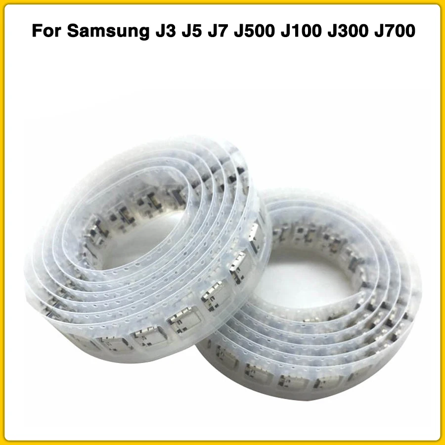 100 шт. USB зарядное устройство зарядный разъем док-порт для samsung J3 J5 J7 J500 J100 J300 J700 usb Micro зарядное устройство разъем