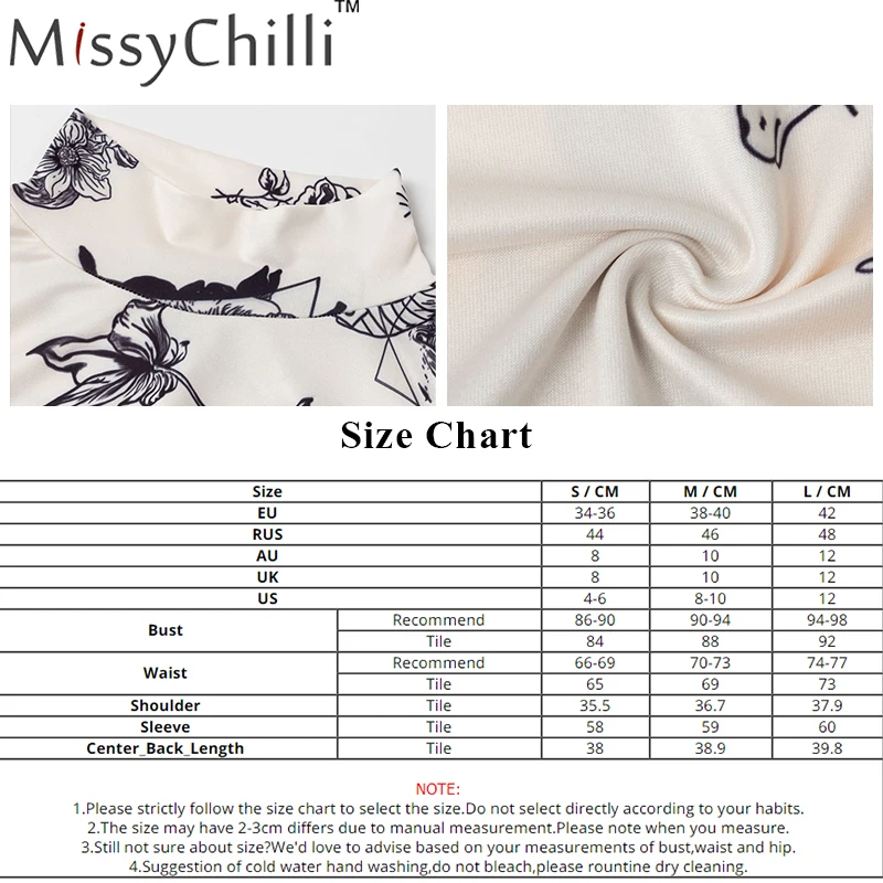 Женская блузка с длинным рукавом MissyChilli Весенняя трикотажная рубашка принтом и