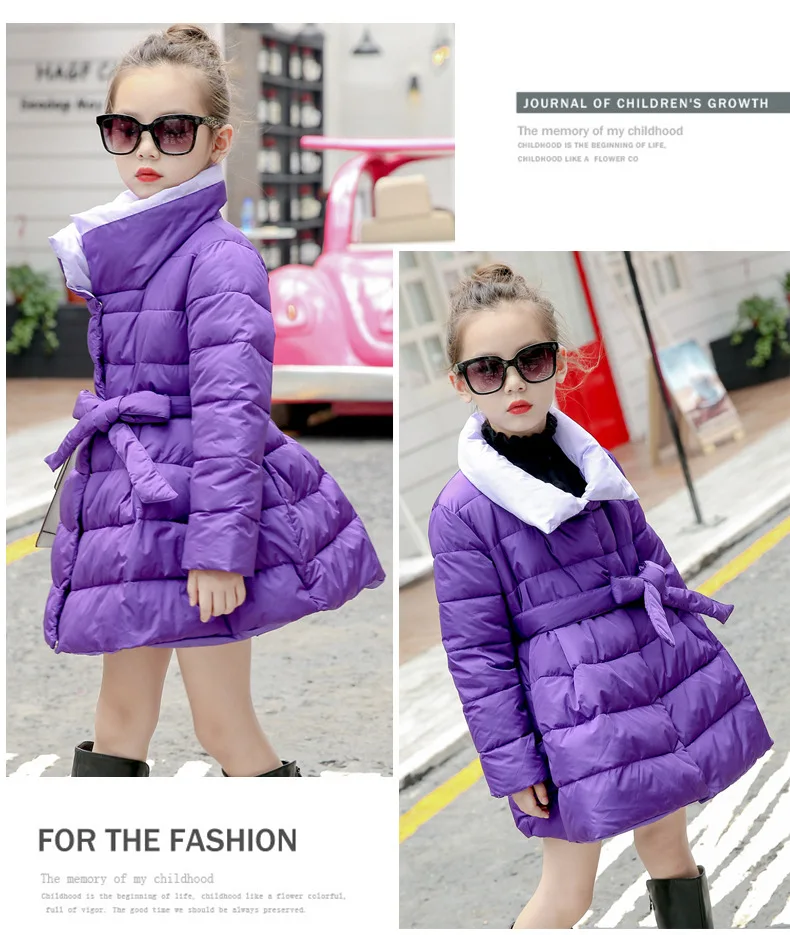 Kids' Cotton Clothing Winter New Style Girls'cotton-padded Clothes Fall And Winter Clothes Big Boy Cotton-padded Jacket-Sty