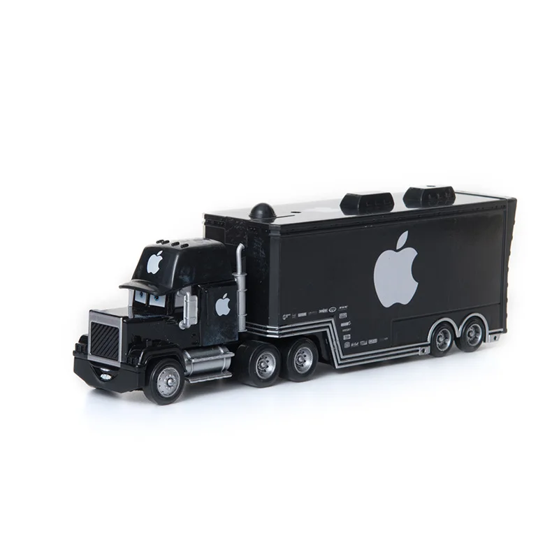 Автомобили disney Pixar тачки 3 игрушки № 54 Mack Uncle Truck Lightning McQueen Jackson Storm литой модельный автомобиль игрушки детские подарки - Цвет: Black Apple Truck