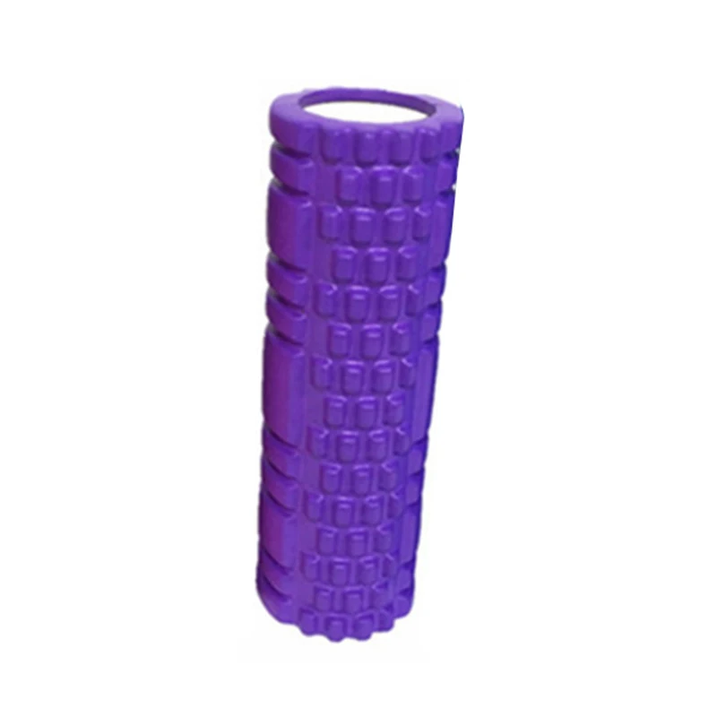 Портативный Релакс Йога Колонка блок фитнес оборудование Пилатес Пена ролик фитнес упражнения массажный ролик для мышц Йога пластичность - Цвет: Фиолетовый