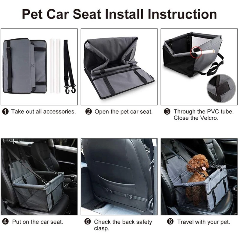 Pet усиленный автомобильный обеденный стул для кошек и собак Портативный и дышащий ремень для сумки ремень безопасности ремень для собаки безопасность и стабильность для Trave
