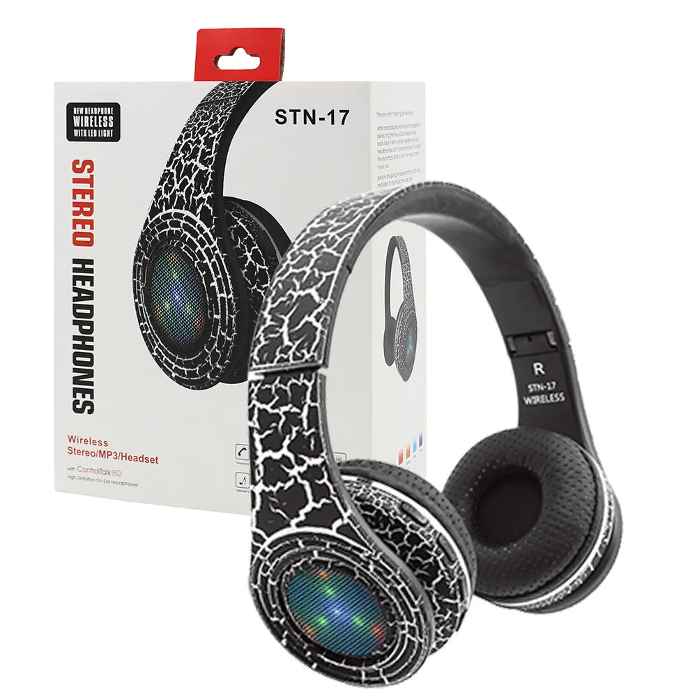 Новые портативные беспроводные наушники Bluetooth стерео Складная гарнитура аудио Mp3 регулируемые наушники с микрофоном для музыки