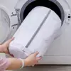 Laundry Bag Eco friendly Grid Design Polyester Clothes Washing Mesh Bag for Home Clothes Net Laundry Bag 2