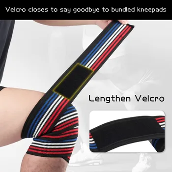 1Pc Nieuwe Knie Mouwen Wrap Elastische Bandage Compressie Knie Ondersteuning Enkel Been Elleboog Pols Brace Veiligheid Sport Strap Knie protector