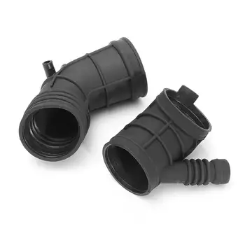 

Black 2pcs Car Engine Intake Air Flow Mass Meter Rubber Hose Boot Pipe Kit For BMW 325i 330i Ci Xi Z3 13541705209 13541435627