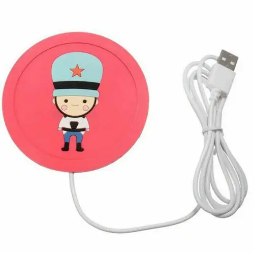 Бутылка для воды, аксессуары, USB силиконовый нагреватель, нагреватель, молоко, чай, кофе, кружка, горячие напитки, практичная, 50 ℃ - Цвет: 1