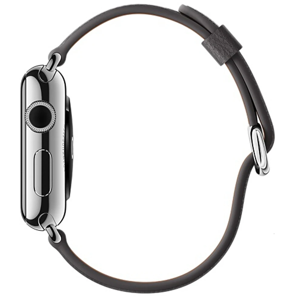 Классическая Пряжка из натуральной кожи для Apple Watch, сменная Классическая пряжка, ремешок для часов Apple Watch 38 мм и 42 мм
