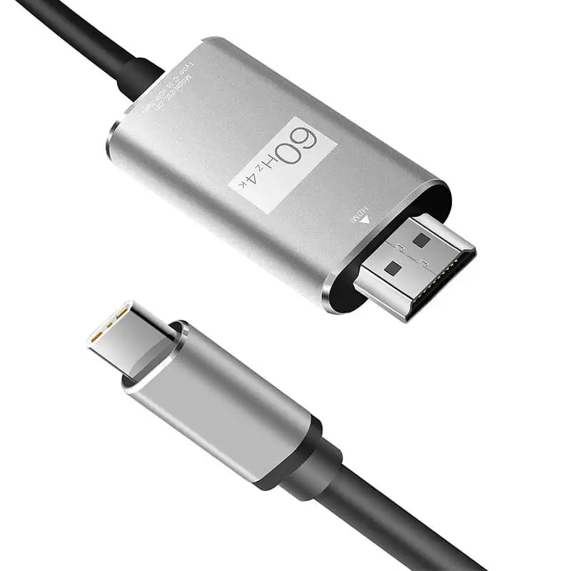 Кабель удлинитель ZEUSLAP с usb c HDMI 4K 60 Гц Тип к для Huawei P30 pro Xiaomi mi 9 Samsung S10 S9 OnePlus 7|Кабели