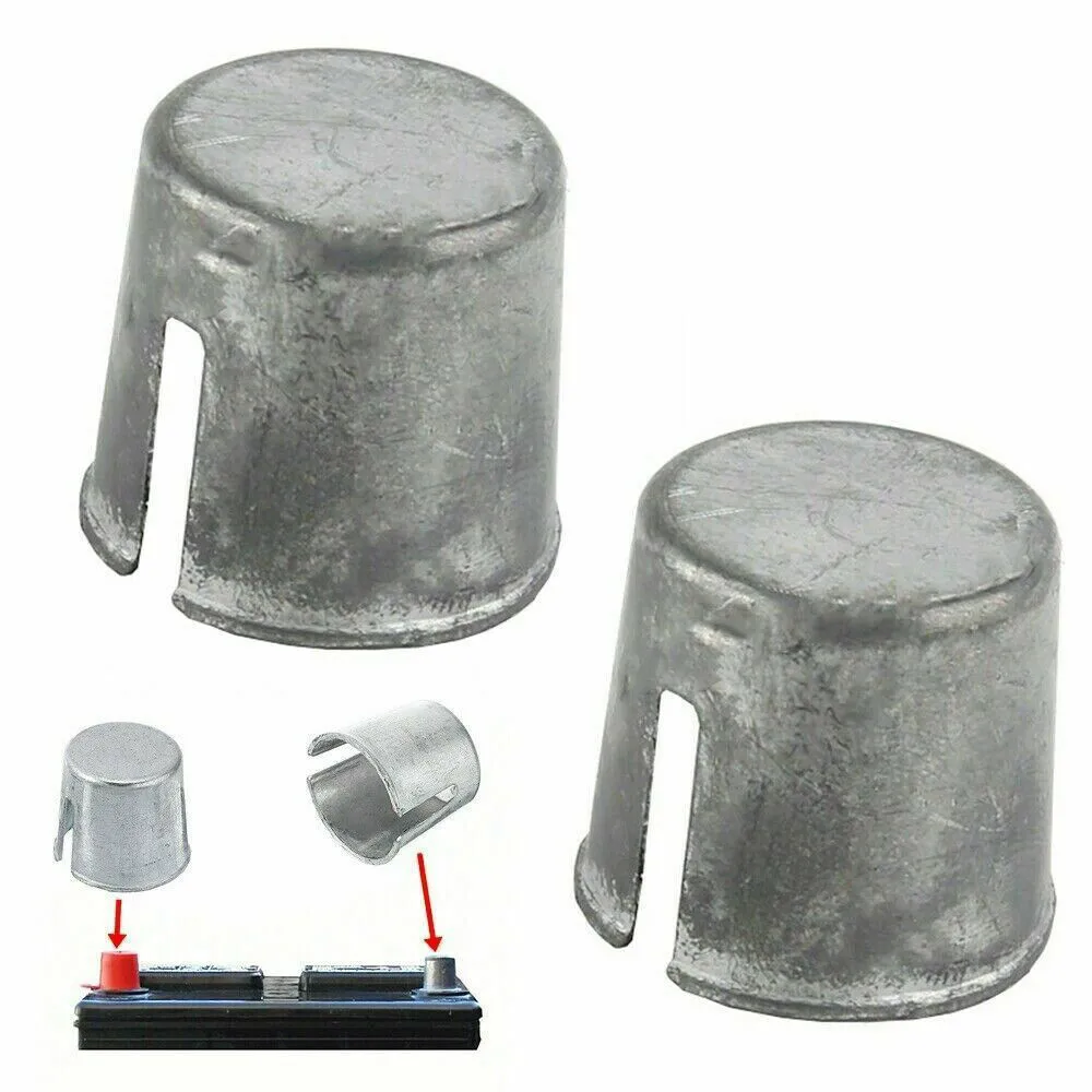 2pcs Car Battery Terminal Converters Post Repair Shims - Worn Posts Loose Adapters Sleeves |