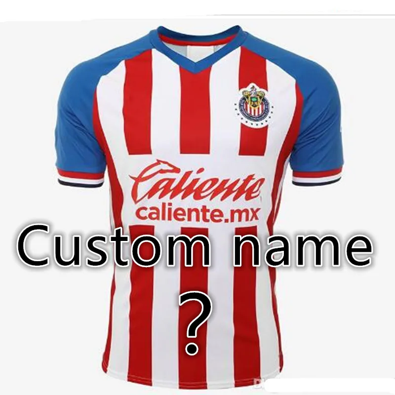 Guadalajara футбольные майки Chivas regal O. PINEOA A. PULIDO A. ZALDIVAR I. BRIZUELA home Out 19 20 Chivas regal футбольная рубашка - Цвет: shirt